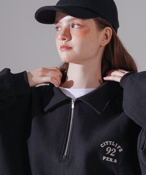 パーステップ(PERSTEP)  Life Kara Man to man Black JUMT4513