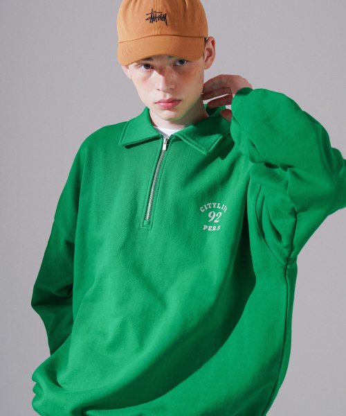 パーステップ(PERSTEP)  Life Kara Man to man Green JUMT4513