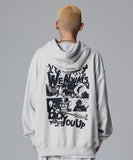 Crump (クランプ)  LIT VIBE HOODIE_WHITE MELANGE (CT0367)