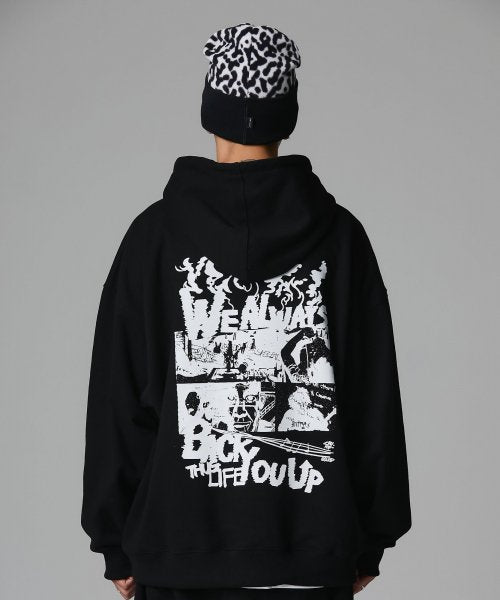 Crump (クランプ)  LIT VIBE HOODIE_BLACK (CT0367-1)