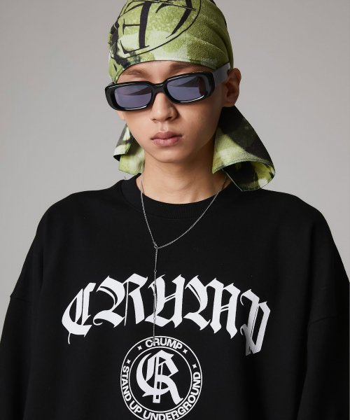 Crump (クランプ)  CLASSIC EMBLEM SWEATSHIRTS_BLACK (CT0375-2)