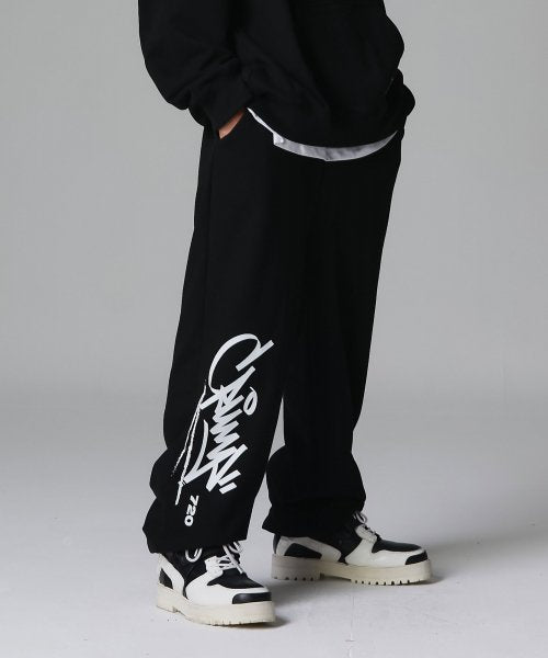 Crump (クランプ)  LIT VIBE SWEAT JOGGER PANTS_BLACK (CP0193-1)