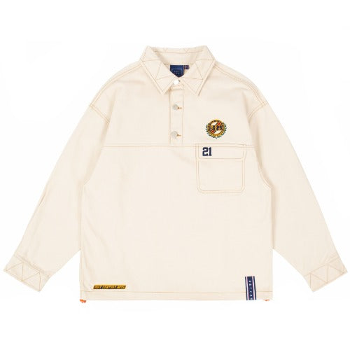 ロマンティッククラウン(ROMANTIC CROWN) 21C BOYS COTTON ANORAK_OATMEAL