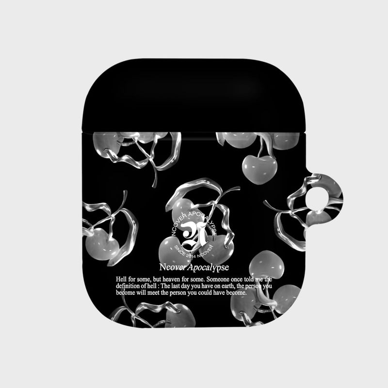 NCOVER（エンカバー）SILVER BERRY DOT-BLACK(AirPods HARD)