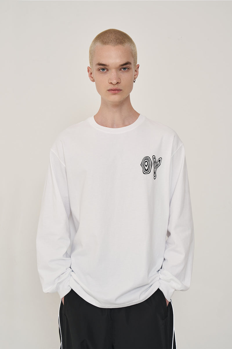 オーワイ(OY) GROWTH RING LOGO T-WHITE