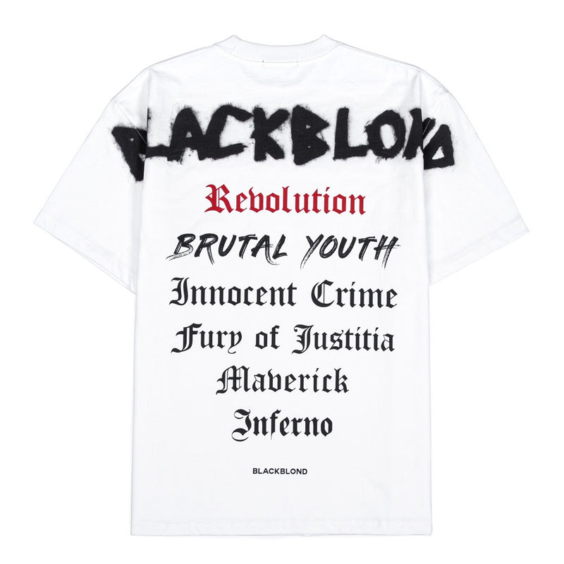 ブラックブロンド(BLACKBLOND) BBD History T-Shirt (White)