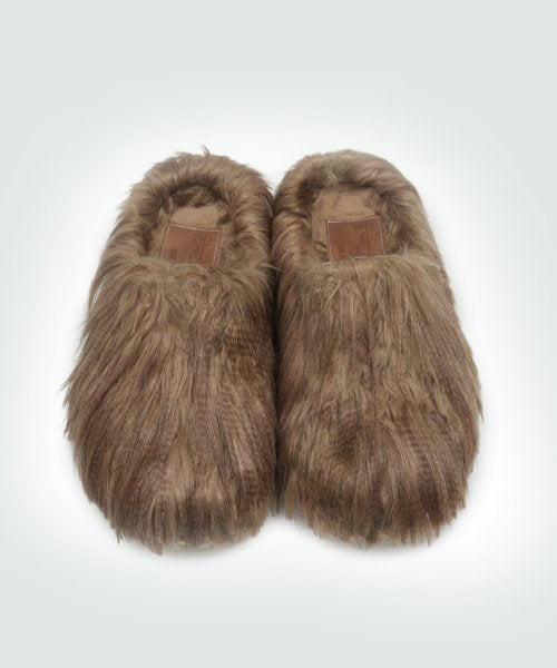 nache(ナチェ)   [X LLUD] FAUX FUR CLOG (UNISEX/CAMEL)