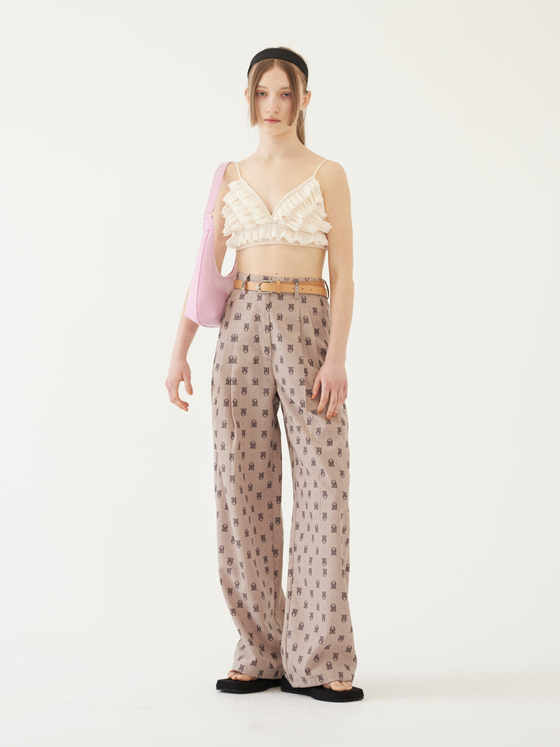 TMO BY 13MONTH（ティーエムオーバイサーティンマンス）SIGNATURE LOGO BELT (BEIGE)