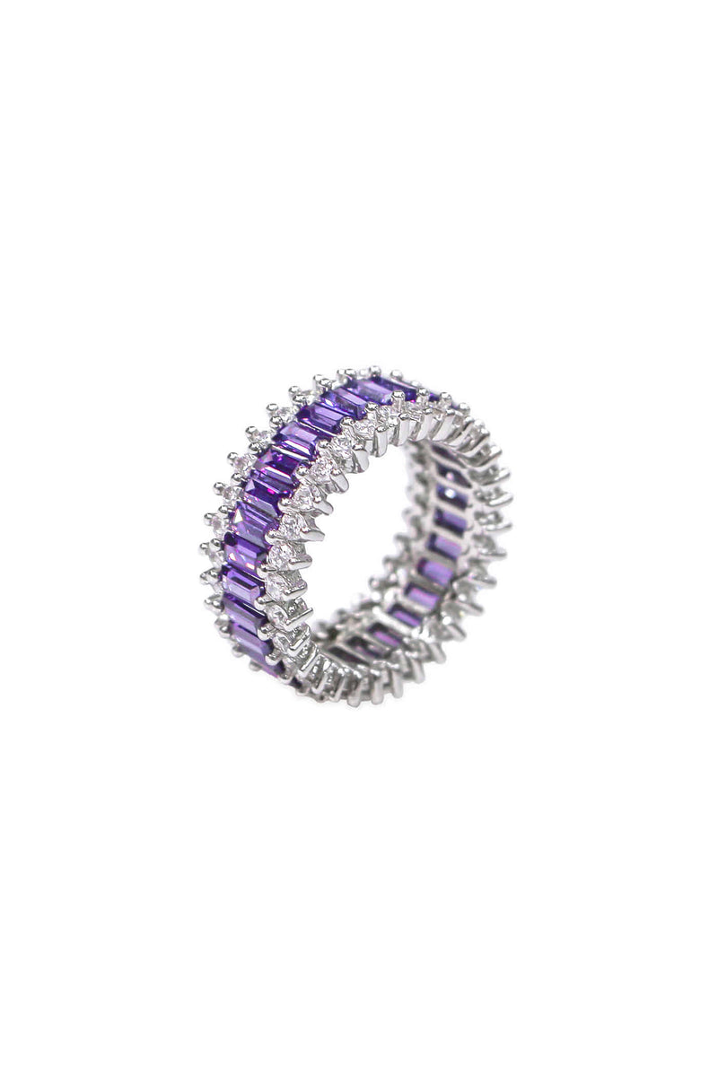 BLACKPURPLE (ブラックパープル) LILLY PIECE RING (PURPLE)