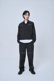 オーワイ(OY) WAVE CUTTING JACKET-BLACK