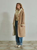 TMO BY 13MONTH（ティーエムオーバイサーティンマンス）V2 SHAWL COLLAR LONG MUSTANG (BEIGE)