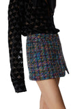 レイブレス(LABELESS)    RAINBOW TWEED WRAP SKIRT