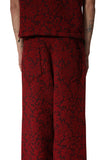 レイブレス(LABELESS)    JACQUARD SLIT TROUSERS