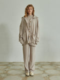 TMO BY 13MONTH（ティーエムオーバイサーティンマンス）LOOSE FIT CARDIGAN SET (BEIGE)