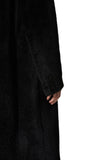 レイブレス(LABELESS)    BLACK DOUBLE LONG COAT