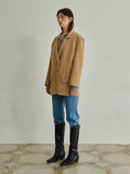 TMO BY 13MONTH（ティーエムオーバイサーティンマンス）V2 HANDMADE WOOL JACKET (CAMEL)