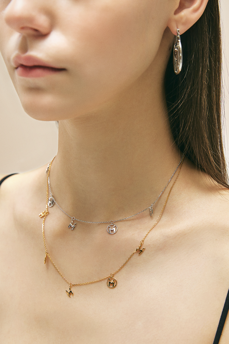 MMIC(エムエムアイシー) M LOGO NECKLACE GD