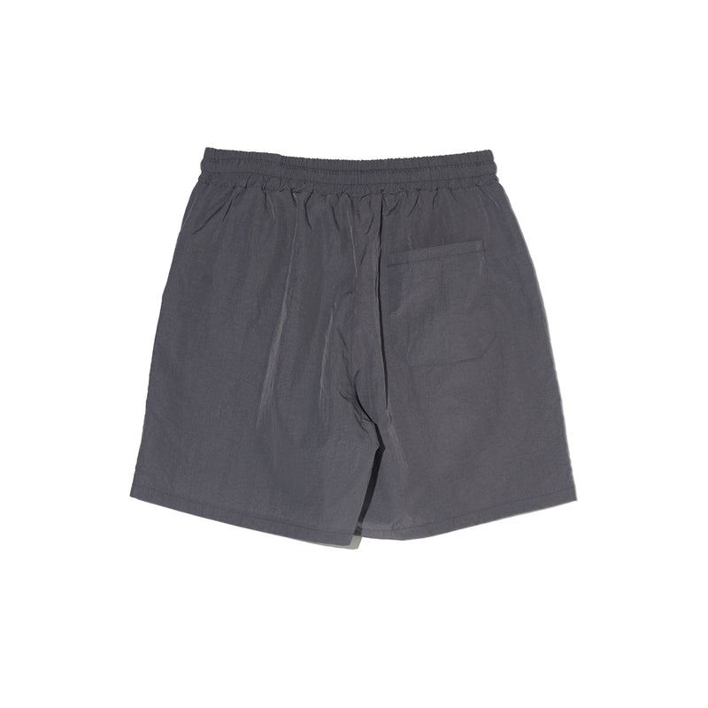 OVERR(オベルー) 21SU LABEL GRAY NYLON SHORTS