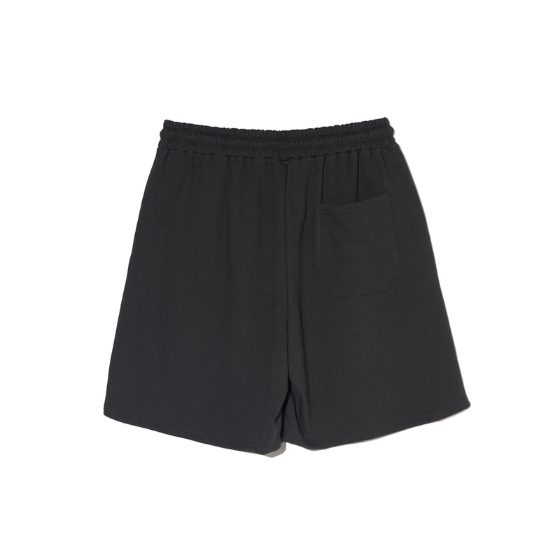 OVERR(オベルー) 21SU LABEL CHARCOAL COTTON SHORTS