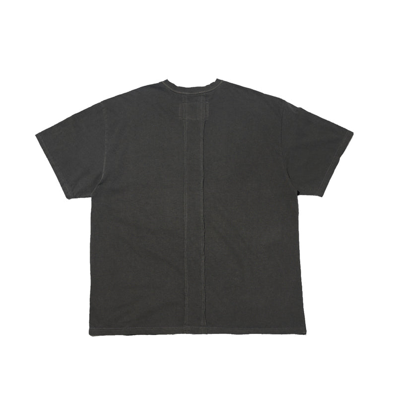 OVERR(オベルー) 21SU PIGMENT POCKET CHARCOAL T-SHIRTS