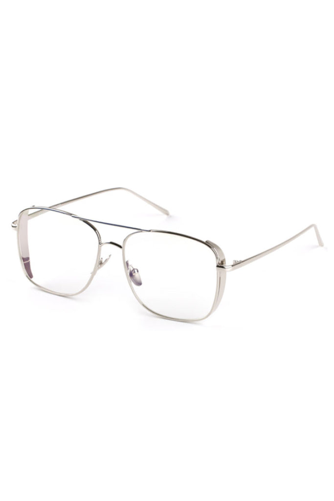 BLACKPURPLE (ブラックパープル)  Pintec Sideholic Glasses (SILVER)
