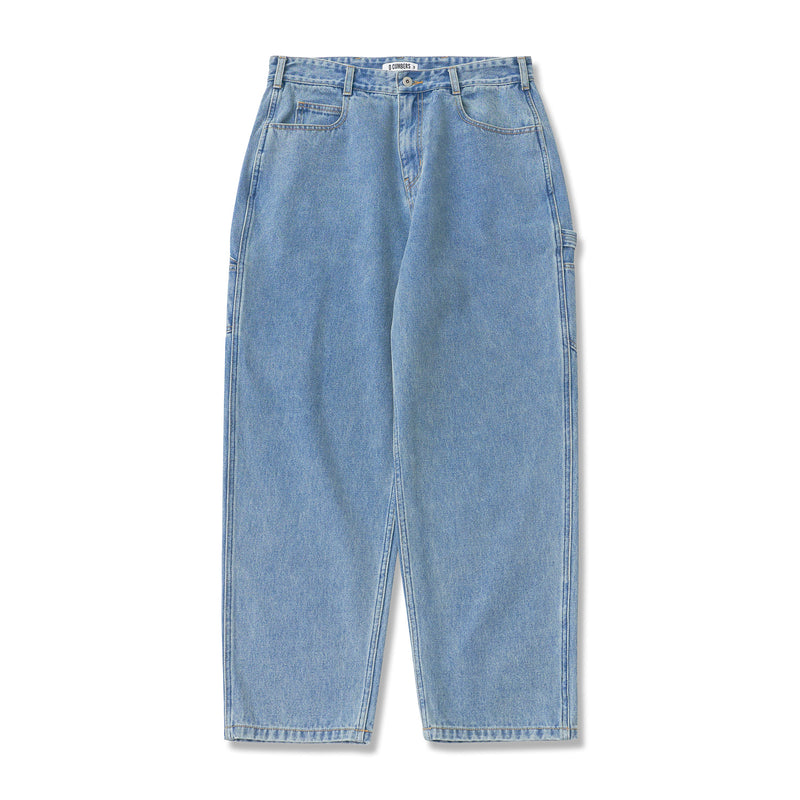 Q CUMBERS (キューカンバース) WIDE PAINTER DENIM PANTS / Bleached