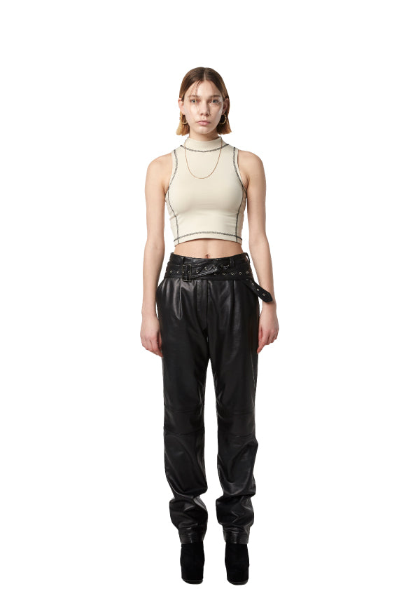 INPREP (インプレップ）ACTIVE CROP TOP (IVORY)