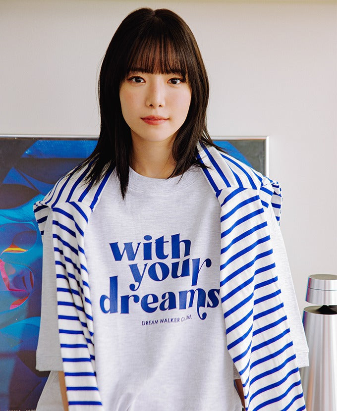 デイライフ(Daylife) Dream Half Sweat T-shirt (Light Gray)