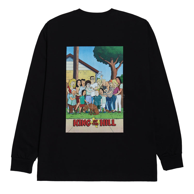 アクメドラビ(acme' de la vie)   HILL FAMILY - BLACK LONG SLEEVE T-SHIRT