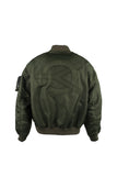 オーワイ(OY) PATCH LOGO BOMBER JACKET-KHAKI