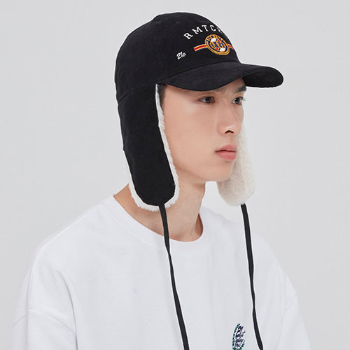 ロマンティッククラウン(ROMANTIC CROWN) CORDUROY TROOPER HAT_BLACK