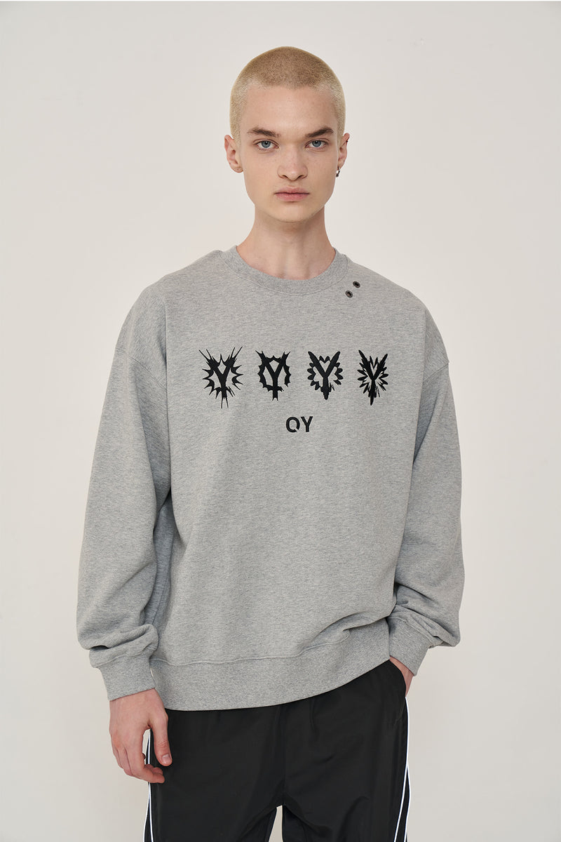 オーワイ(OY) METAL BULLET LOGO MTM-GREY