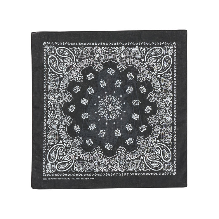 FM91.02 (エフエム91.02)　XHM PAISLEY BANDANA BLACK