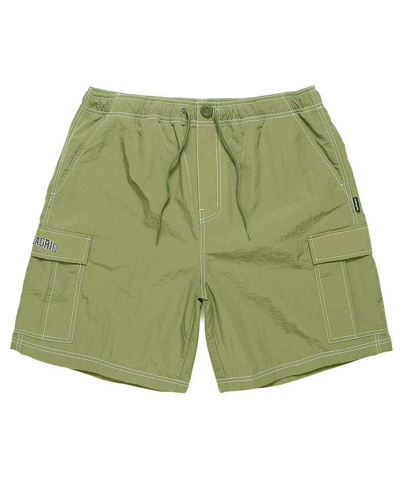 mahagrid (マハグリッド) NYLON CARGO SHORT [OLIVE]