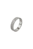 BLACKPURPLE (ブラックパープル) [silver925] Small Crystal Lighting Ring