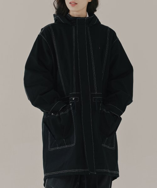 ROMANTIC CROWN(ロマンティック クラウン)      SOLID FIELD JACKET_BLACK