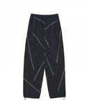 NOMANUAL(ノーマニュアル)    S.L TRACK PANTS - BLACK