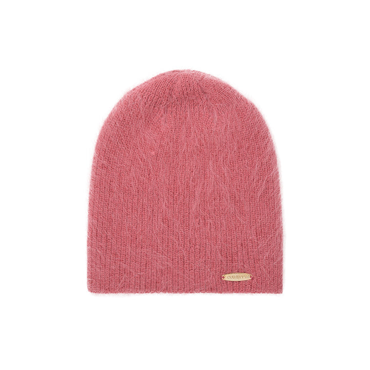 curetty (キュリティー)  C METAL LOGO ANGORA BEANIE_PINK