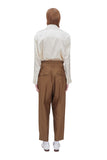 レイブレス(LABELESS) OLIVE DOUBLE WAIST TAPERED PANTS