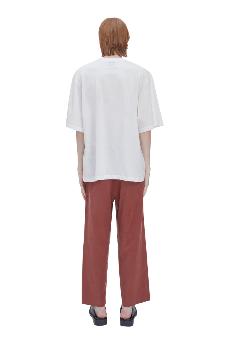 レイブレス(LABELESS) RED PICTURESQUE T-SHIRT