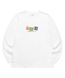 mahagrid (マハグリッド) MGD WOOD BLOCKS LS TEE [WHITE]