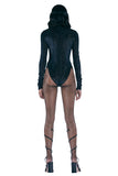 レイブレス(LABELESS) GLOSSY BODYSUIT