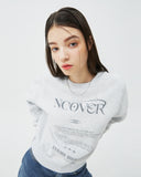 NCOVER（エンカバー）IN TO THE HEAVEN TEXT SWEATSHIRT-WHITE MELANGE