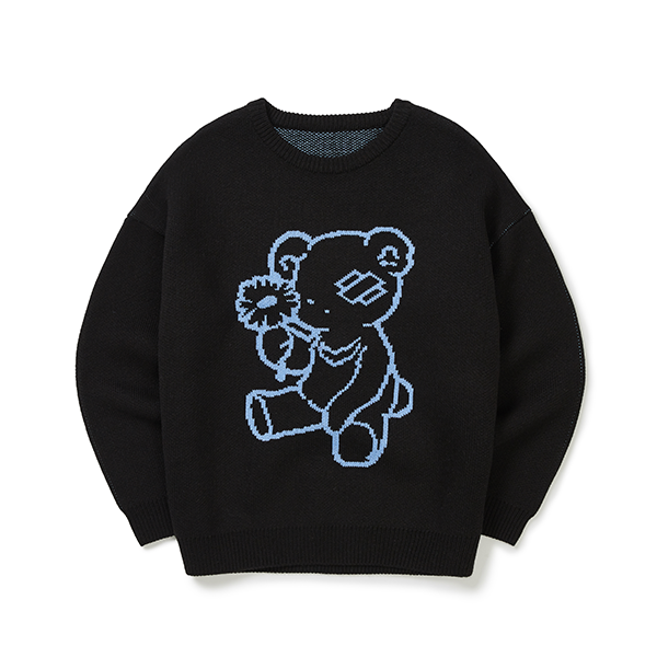 ボーンチャンプス(BORN CHAMPS)  BLUE BEAR KNITWEAR B21FT14BK