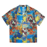 アクメドラビ(acme' de la vie)  PAISLEY SHIRTS BLUE