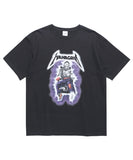 mahagrid (マハグリッド)  THRILLER MAN TEE [CHARCOAL]