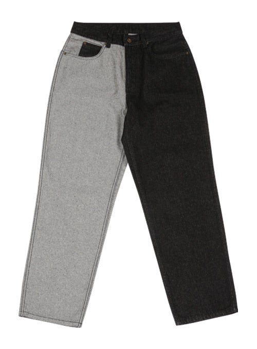 アジョバイアジョ(AJOBYAJO)  Twofold Washed Jeans [Black]