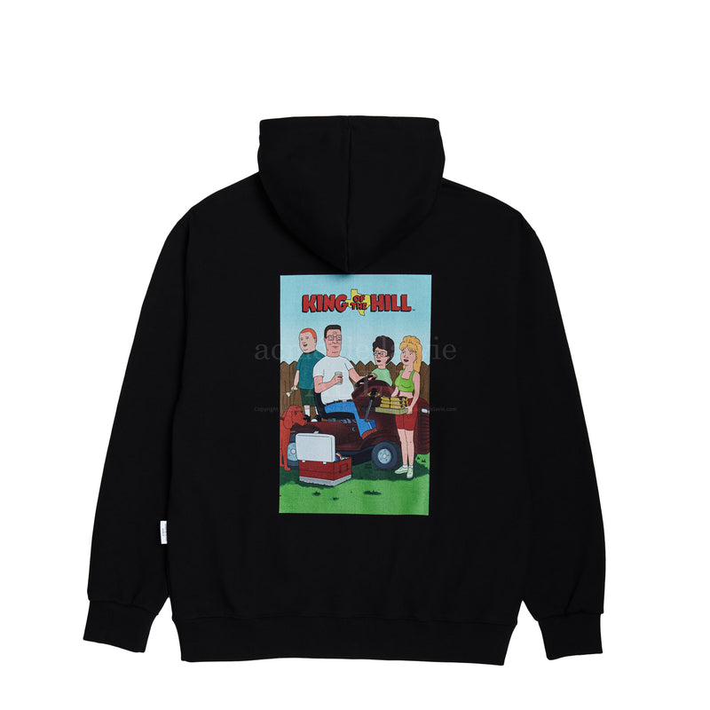 アクメドラビ(acme' de la vie)  BACKYARD FAMILY - BLACK HOODIE