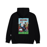 アクメドラビ(acme' de la vie)  BACKYARD FAMILY - BLACK HOODIE