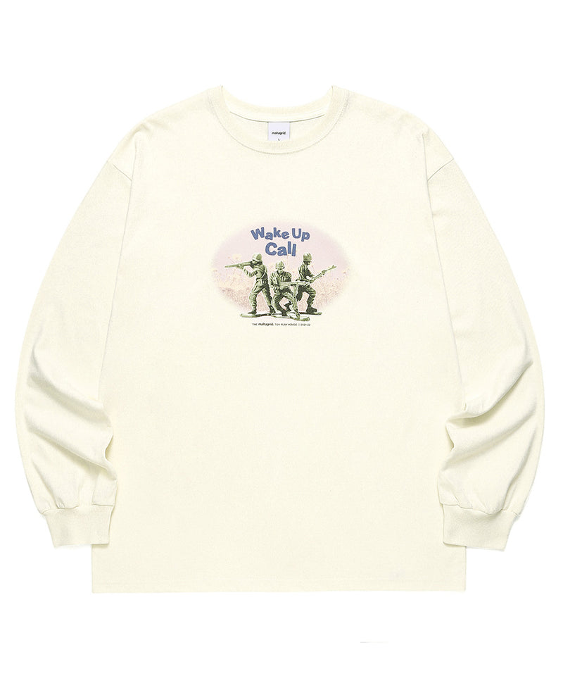 mahagrid (マハグリッド) TOY SOLDIERS LS TEE [IVORY]